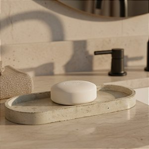 Bandeja Decorativa Stone – Concreto Natural