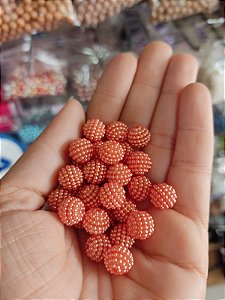 Pérola craquelada 10 mm 20g salmão