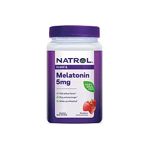 Melatonina - 5mg - 180 Gummies - Sabor Morango | Natrol