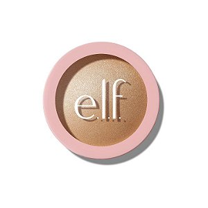 Halo Glow Silky Powder Highlighter - Cor Prosecco Poppin - Champagne Gold | Elf