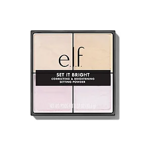 Set It Bright Powder Quad - Cor Light/Medium | Elf