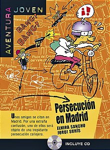 Persecución En Madrid - Aventura Joven - Nivel A1/A2 - Libro Con CD Audio