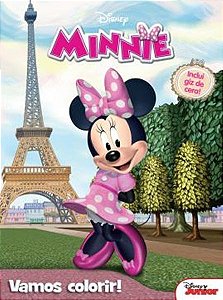 Minnie - Disney Vamos Colorir - Livro Com Giz De Cera