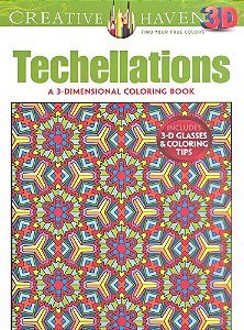 Techellations Coloring Book 3-D - Creative Haven Coloring Books