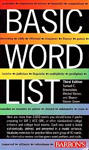 Basic Word List - Third Edition