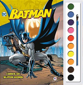 Batman - Cores De Super-Herói - Livro Com Aquarela