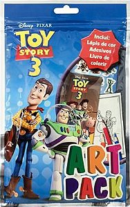 Toy Story 3 - Art Pack (Livro Com Lápis De Cor E Adesivos)