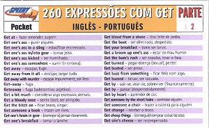 260 Expressões Com Get Parte 2 - Inglês - Português