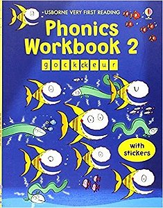 Phonics Workbook 2 - Usborne Very First Reading - Book With Stickers