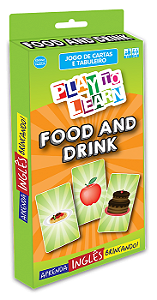 Play To Learn - Food And Drink - Jogo De Cartas