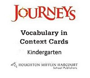 Journeys Kindergarten - Vocabulary In Context Cards