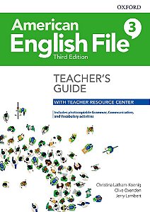 American English File 3 - Teacher's Book With Resource Center - Third Edition