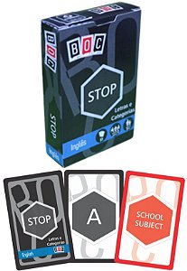 Stop (Letras E Categorias) - Box Of Cards - 51 Cartas - Boc 12