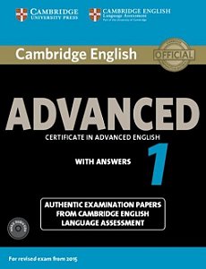 Cambridge English Advanced 1 - Student's Book With Answers And Audio CD (Pack Of 2)