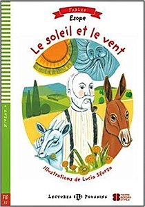 Le Soleil Et Le Vent - Hub Lectures Poussins - Niveau 4 - Livre Avec Video Multi-ROM