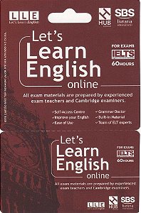 Let's Learn English Card - For Exams - Ielts (6 Months)