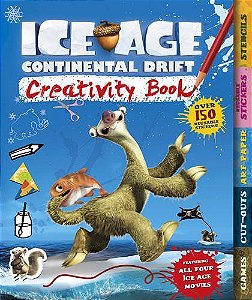 Ice Age Continental Drift Creativity Book - Fun-Filled Activity Book - Over 150 Reusable Stickers