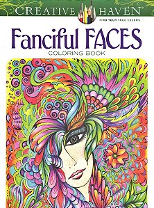 Fanciful Faces - Creative Haven Coloring Books