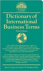 Dictionary Of International Business Terms - Third Edition