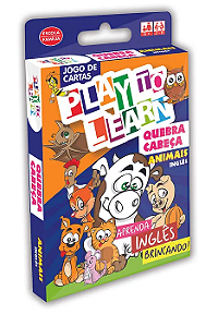 Play To Learn - Animals - Jogo De Cartas