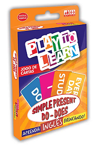 Play To Learn - Simple Present - Jogo De Cartas