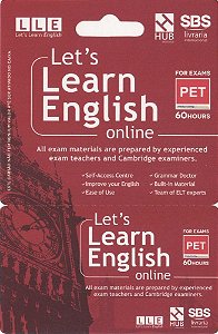Let's Learn English Card - For Exams - Pet (6 Months)