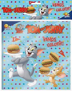 Tom And Jerry - Vamos Colorir! - Kit Livro+lápis De Cor
