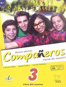 Nuevo Compañeros 3 - Libro Del Alumno Con Licencia Digital - Edición Brasil