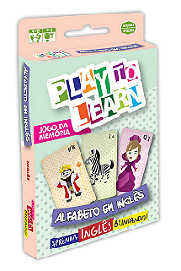 Play To Learn - Alfabeto Em Inglês - Jogo Da Memória