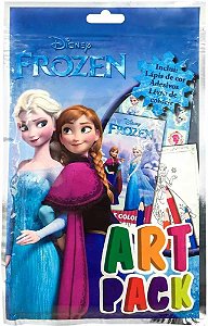 Frozen - Art Pack (Livro Com Lápis De Cor E Adesivos)