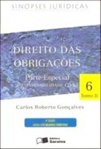 Sinopses Jurídicas - Volume 06 Tomo 2 - Direito Das Obrigações (Parte Especial - Respons. Civil)