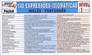 140 Expressões Idiomáticas 2 - Inglês/Português