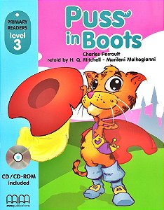 Puss In Boots - Primary Readers - Level 3 - Book With Audio CD And CD-ROM