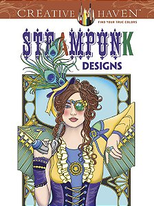 Steampunk Designs - Creative Haven Coloring Books