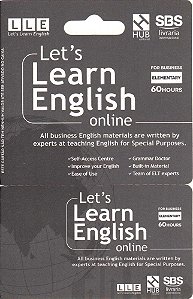 Let's Learn English Card - For Business - Elementary (6 Months)