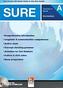 Sure Elementary A - Teacher's Book And E-Zone With Class Audio CD (Pack Of 2) +Dvd - British English