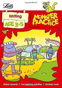 Monster Practice - Writing - Age 3-5 - Book With Sticker