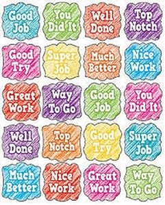 Encouraging Stars Stickers - TCR5126