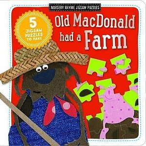 Old Macdonald Had A Farm - Nursery Rhyme Jigsaw Puzzles - 5 Jiggaw Puzzles To Make