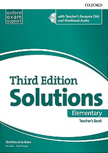 Solutions Elementary - Teacher's Book With Teacher's Resource Disk Pack And Workbook Audio - Third Edition