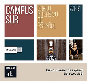 Campus Sur A1 - B1 - Curso Intensivo De Espanhõl - Llave USB Con Libro Digital