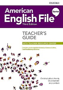 American English File Starter - Teacher's Book With Resource Center - Third Edition