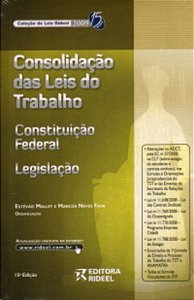 Consolidação Das Leis Do Trabalho - Constituição Federal - Legislação - Clt - 2009