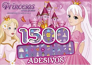 Princesas Prancheta Para Colorir Com 1500 Adesivos