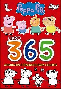 Peppa Pig Livro 365 Atividades E Desenhos Para Colorir