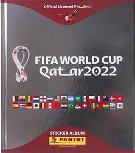 Album Capa Dura Prata Copa Do Mundo Qatar 2022