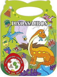 Colorindo Animais - Um Livro Com Alça: Dinossauros