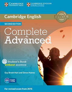Complete Advanced - Student's Book Without Answers And CD-ROM - Second Edition