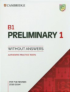 B1 Preliminary 1 For The Revised 2020 Exam - Student's Book Without Answers