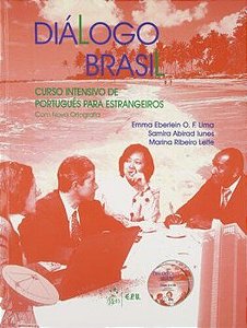 Diálogo Brasil - Curso Intensivo De Português Para Estrangeiros - Livro Texto Com CD-ROM